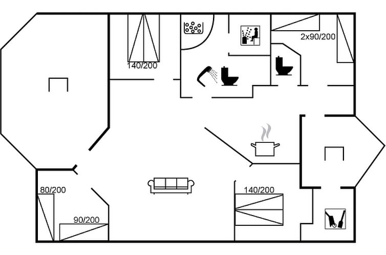 Vakantiehuis "Ivar" - 900m from the sea