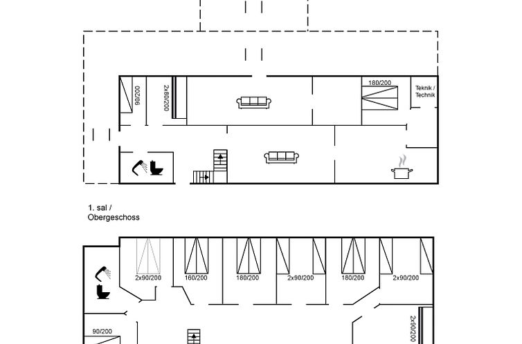 Vakantiehuis "Har" - 1.2km from the sea