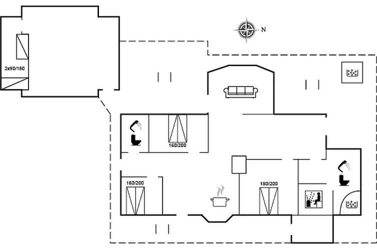 Vakantiehuis "Djuna" - 550m from the sea
