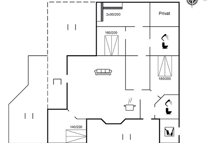 Vakantiehuis "Gothfred" - 1km from the sea