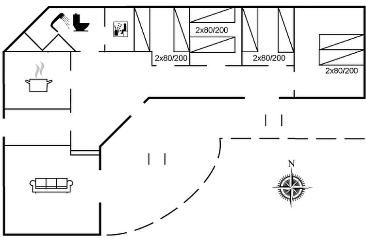 Vakantiehuis "Catarine" - 1.1km from the sea