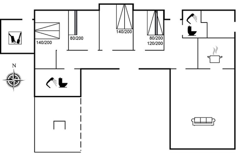 Vakantiehuis "Danijela" - 1.2km from the sea