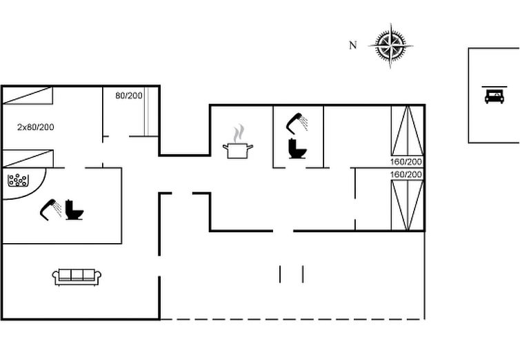 Vakantiehuis "Ahnandia" - 200m from the sea