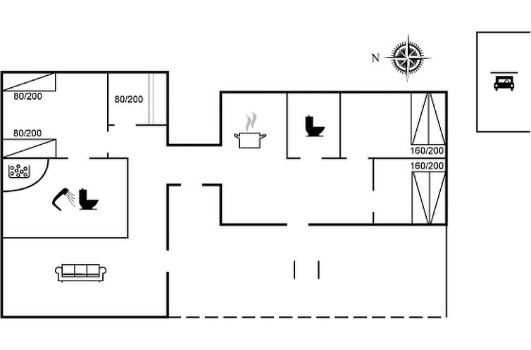 Vakantiehuis "Ahnandia" - 200m from the sea
