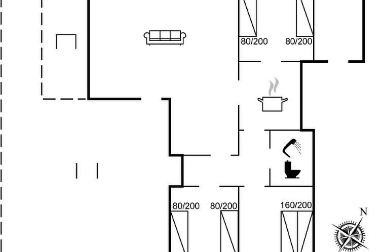 Vakantiehuis "Aksinja" - 500m from the sea