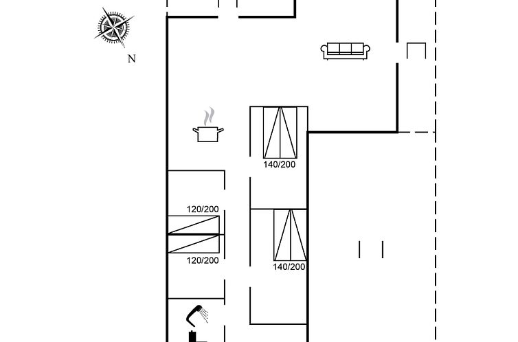 Vakantiehuis "Harmen" - 1.1km from the sea