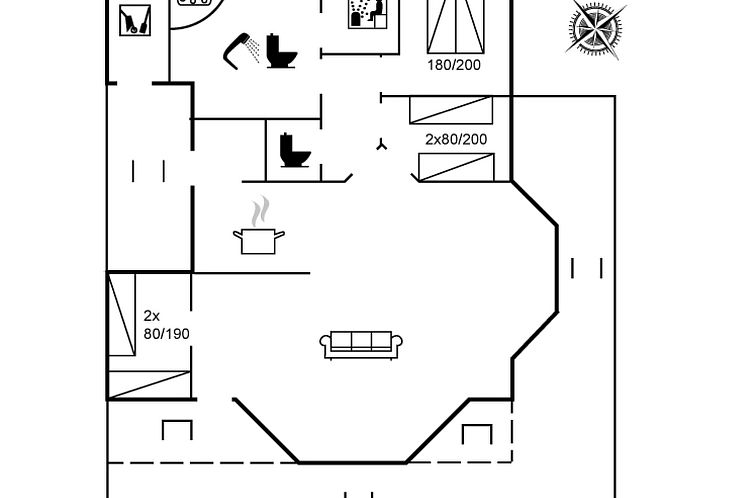 Vakantiehuis "Mila" - 750m from the sea