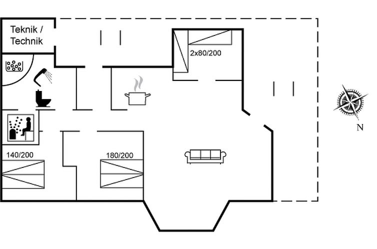 Vakantiehuis "Aswaldi" - 1.5km from the sea