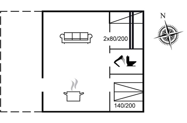Vakantiehuis "Beatrix" - 700m from the sea