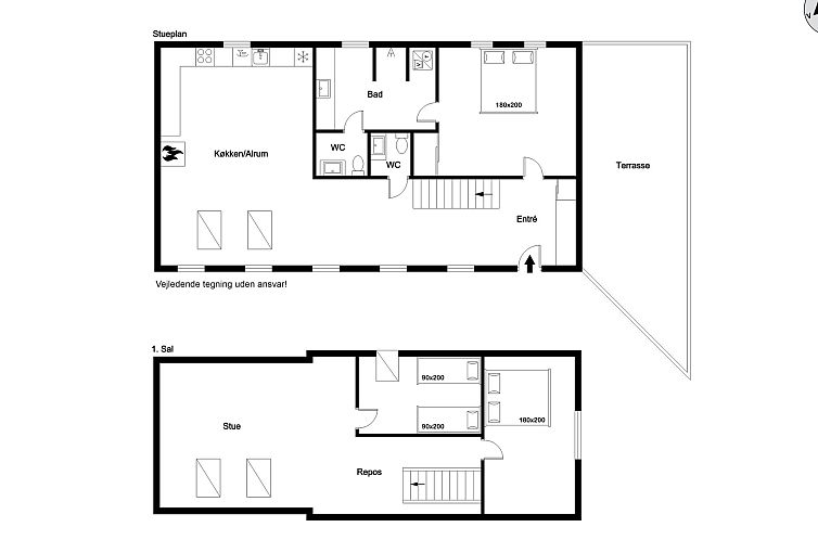 Appartement "Thorgot" - 3km from the sea