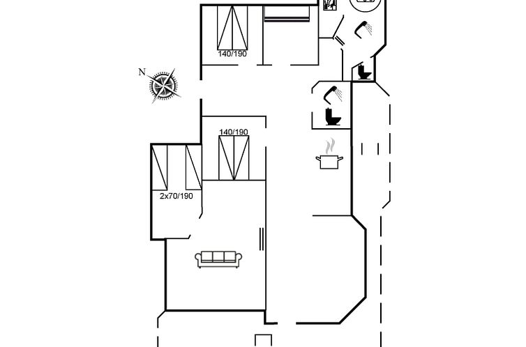 Vakantiehuis "Unto" - 100m from the sea