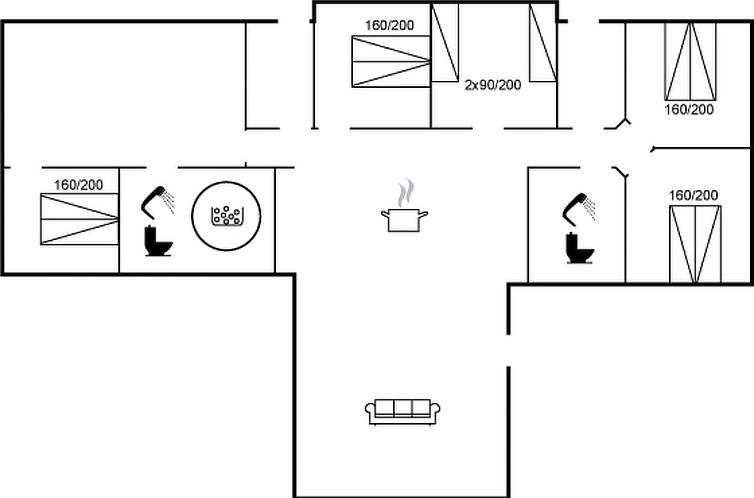 Vakantiehuis "Osa" -  from the sea