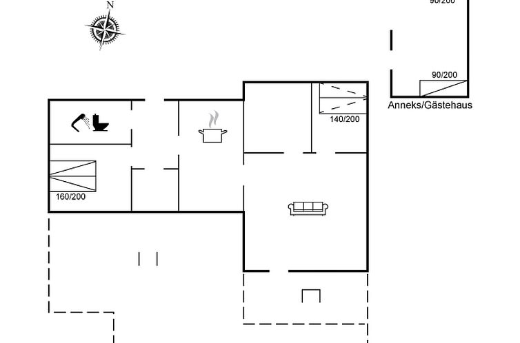Vakantiehuis "Uuno" - 1.2km from the sea