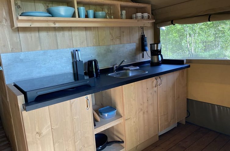 Safaritent + sanitair