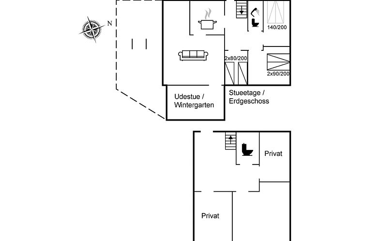 Vakantiehuis "Rikulf" - 150m from the sea