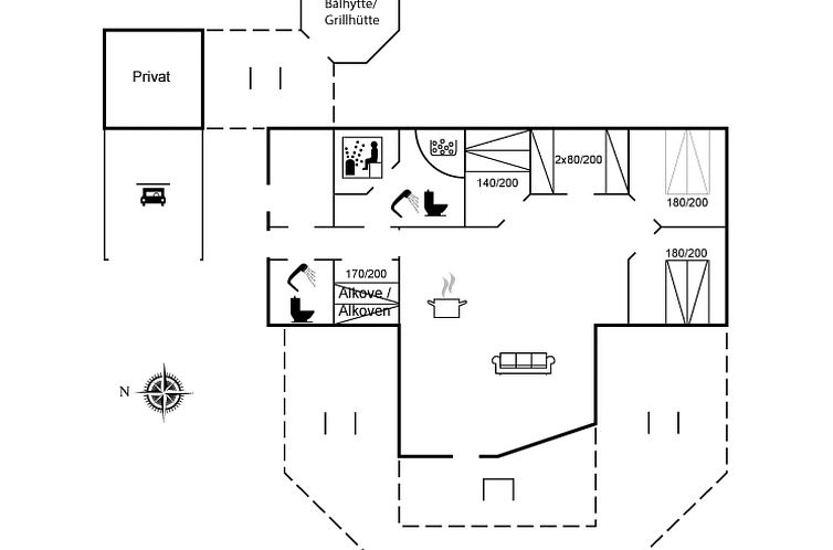 Vakantiehuis "Frederikke" - 875m from the sea
