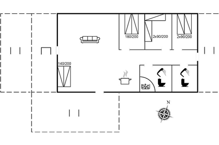 Vakantiehuis "Anouk" - 700m from the sea