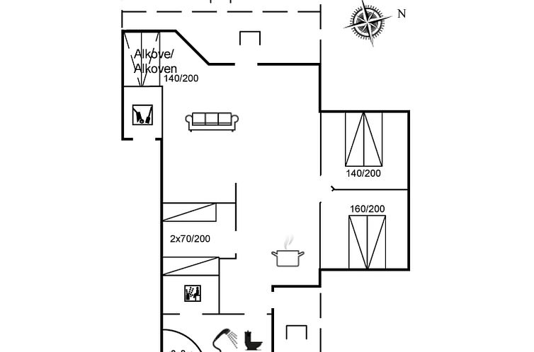 Vakantiehuis "Gunwald" - 230m from the sea