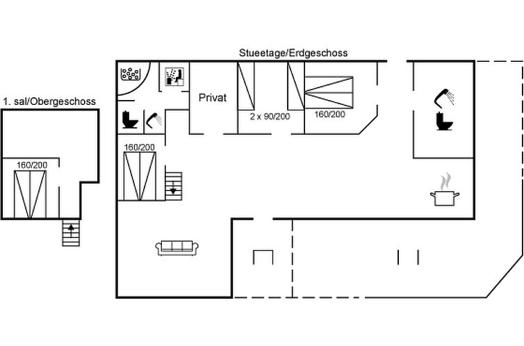 Vakantiehuis "Faina" - 100m from the sea