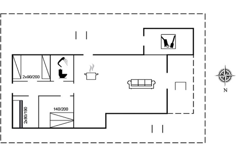 Vakantiehuis "Kajsa" - 250m from the sea