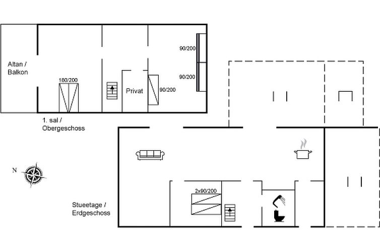 Vakantiehuis "Gravers" - 150m from the sea