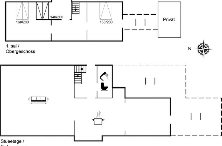 Vakantiehuis "Rosamunde" - 350m from the sea