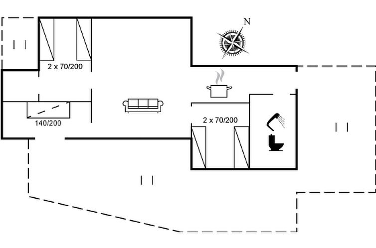 Vakantiehuis "Tyyni" - 75m from the sea