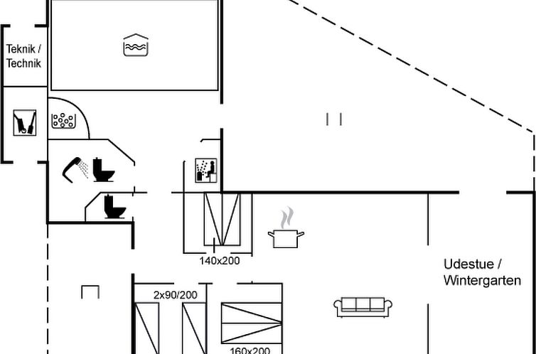 Vakantiehuis "Peder" - 950m from the sea