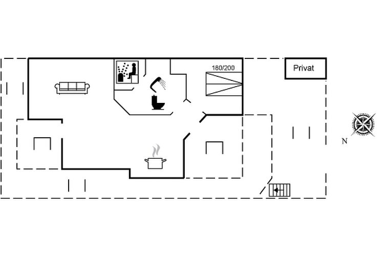 Vakantiehuis "Aswith" - 5m from the sea
