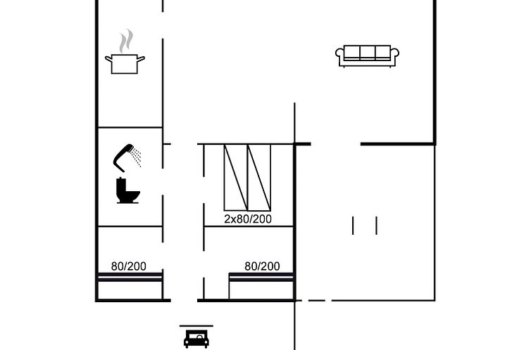 Vakantiehuis "Yak" - 350m from the sea