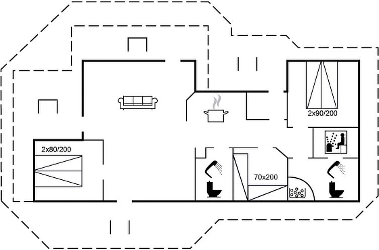 Vakantiehuis "Deline" - 250m from the sea