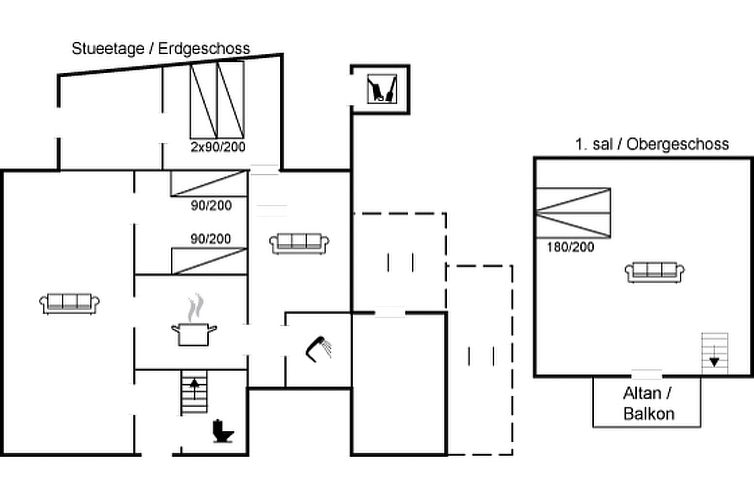 Vakantiehuis "Gytta" - 1km from the sea