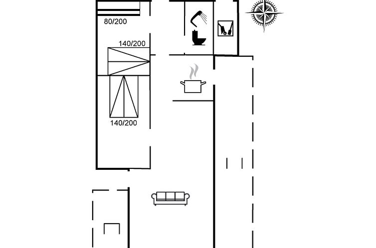Vakantiehuis "Jenny" - 140m from the sea