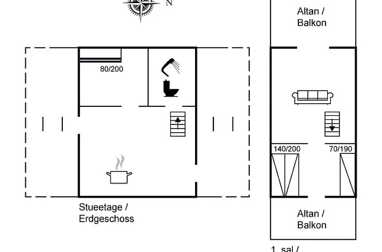 Vakantiehuis "Luci" - 20m from the sea