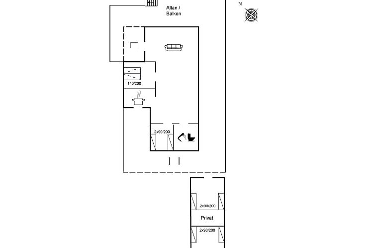 Vakantiehuis "Answald" - 10m from the sea