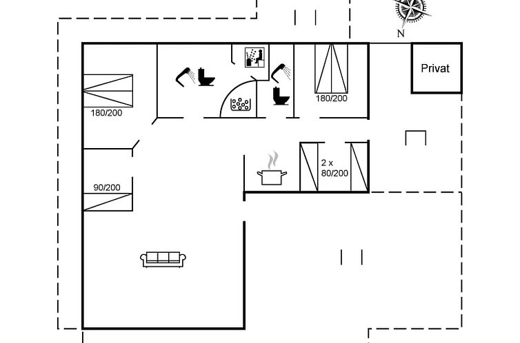 Vakantiehuis "Drusilla" - 140m from the sea