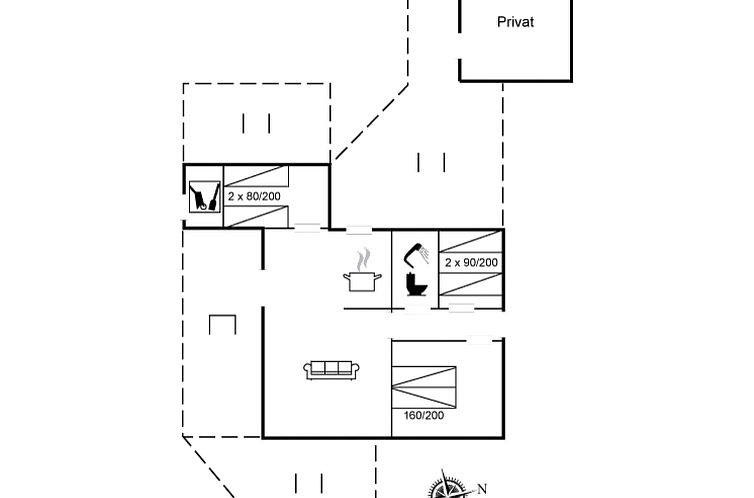 Vakantiehuis "Bjart" - 150m from the sea