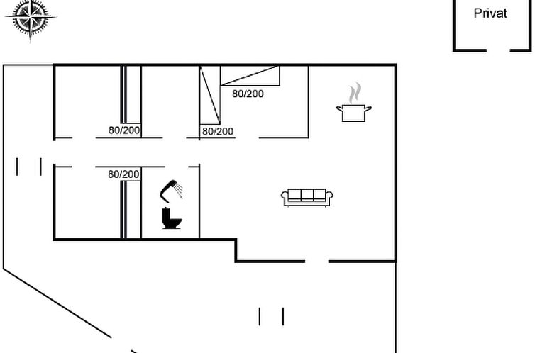 Vakantiehuis "Hjalmine" - 250m from the sea