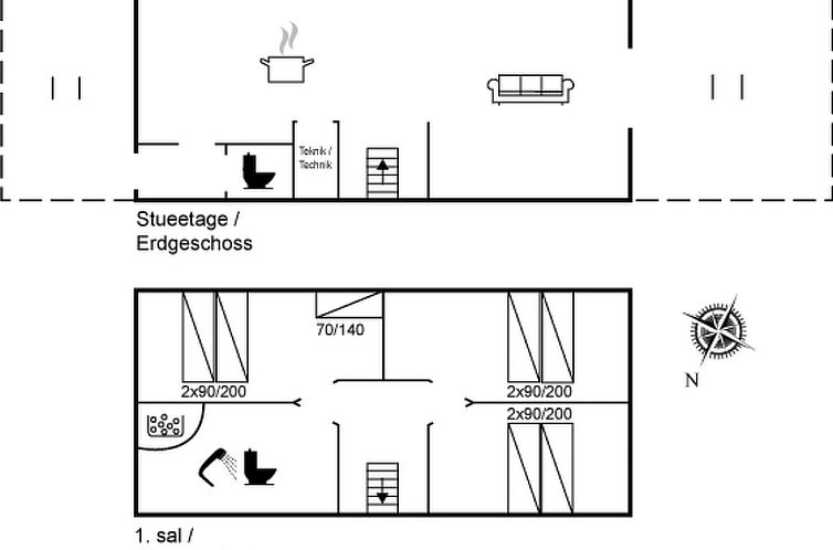 Appartement "Lucjan" - 50m from the sea