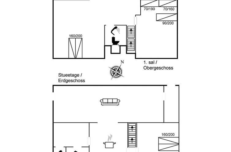 Vakantiehuis "Hughlek" - 1.5km from the sea