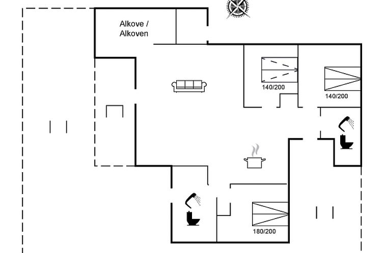Vakantiehuis "Galatia" - 1.4km from the sea