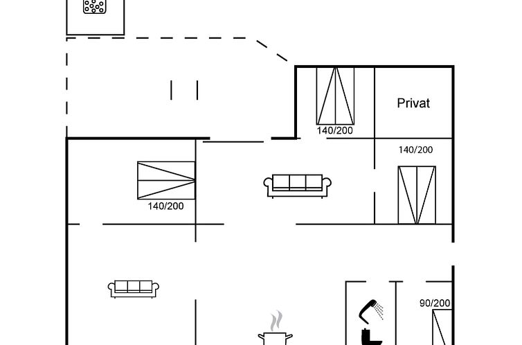 Vakantiehuis "Hjalmine" - 1.4km from the sea