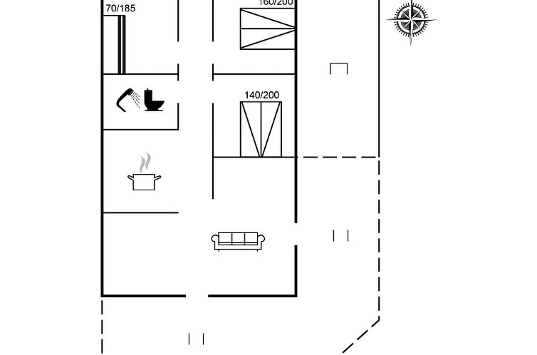 Vakantiehuis "Onni" - 1km from the sea