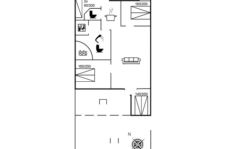 Vakantiehuis "Hithin" - 800m from the sea