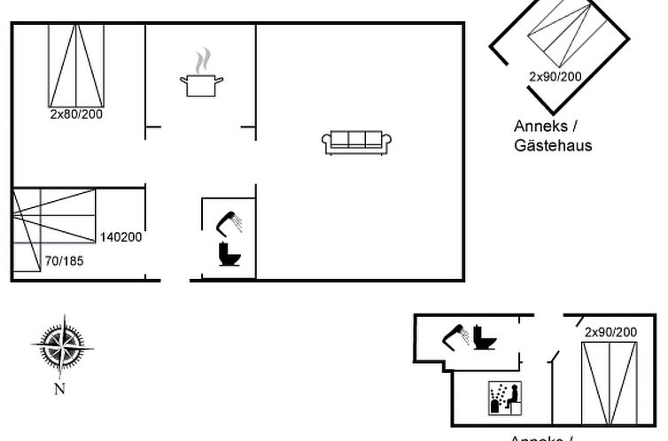 Vakantiehuis "Kasper" - 700m from the sea