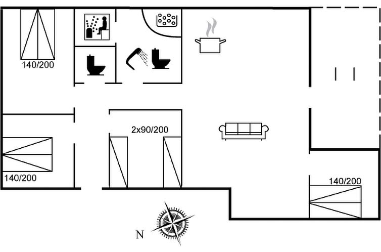 Vakantiehuis "Aksel" - 150m from the sea