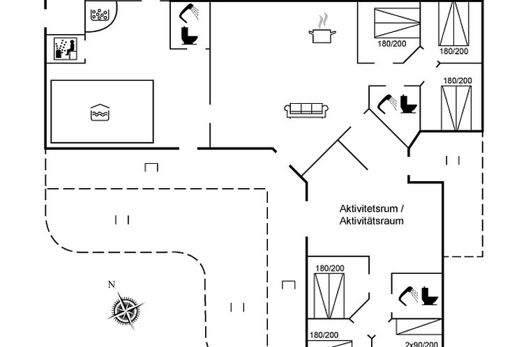 Vakantiehuis "Hughe" - 300m from the sea