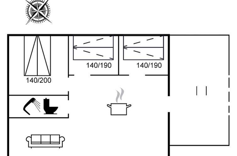 Vakantiehuis "Henna" - 550m to the fjord
