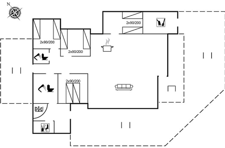 Vakantiehuis "Rik" - 350m from the sea