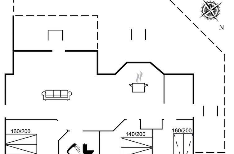 Vakantiehuis "Enken" - 750m from the sea